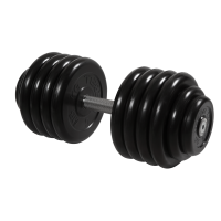 Гантель неразборная черная 48.5 кг MB-FdbM-B48,5