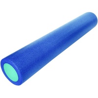 Ролик для йоги полнотелый 2-х цветный (сине/зеленый) 45х15см. PEF100-45-1