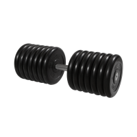 Гантель неразборная черная 71 кг MB-FdbM-B71